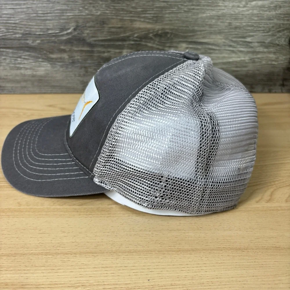 Magellan Outdoors‎ Hat Cap Snapback Gray Fish Patch Logo Outdoors Adjustable